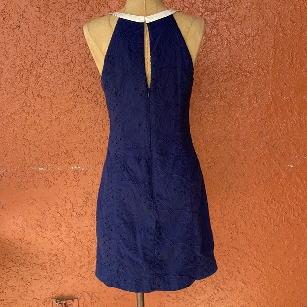 Lilly Pulitzer Pearl Navy Shift Dress - Picture 5 of 6